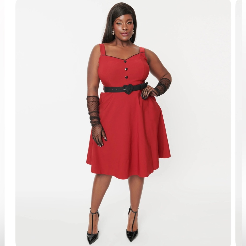Voodoo Vixen Red Dress XXL